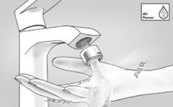 Hansgrohe Vernis Blend Wastafelmengkraan 1 - Hendel Mat Zwart -Badkamerproducten Winkel 1200x742 4