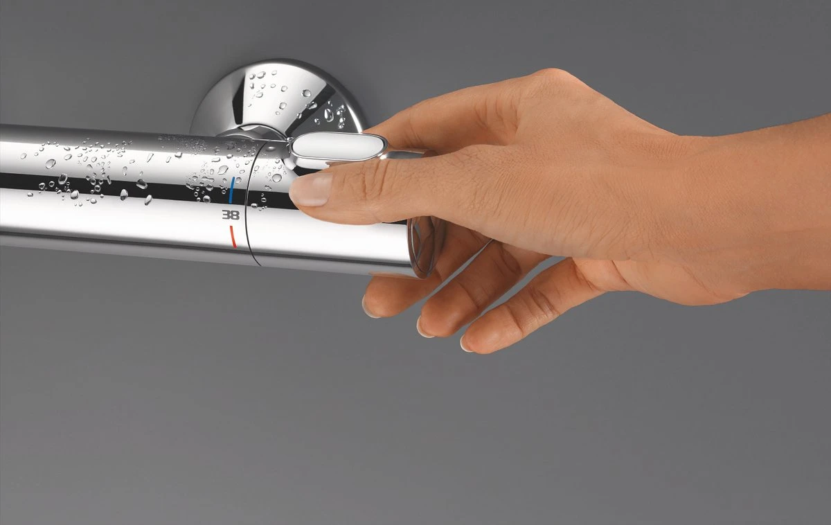 GROHE Precision Flow Thermostatische Douchekraan - EcoJoy® - EcoButton - 15cm - 34840000 8 GROHE Precision Flow Thermostatische Douchekraan - EcoJoy® - EcoButton - 15cm - 34840000 - Afbeelding 6