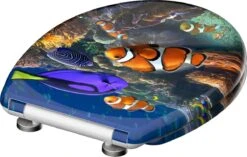 SCHÜTTE WC-Bril 82372 SEA LIFE - Duroplast - Soft Close - Afklikbaar - RVS-Scharnieren - Decor - 3-zijdige Print 12 SCHÜTTE WC-Bril 82372 SEA LIFE - Duroplast - Soft Close - Afklikbaar - RVS-Scharnieren - Decor - 3-zijdige Print -Badkamerproducten Winkel 1200x761 9
