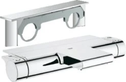 GROHE Grohtherm 2000 New Thermostatische Badkraan - 15cm - CoolTouch - Met Tray - Chroom - 34464001 -Badkamerproducten Winkel 1200x780 2