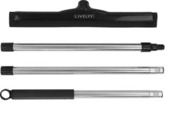 Livelyy - Vloertrekker 45 Cm + 140 Cm Steel - Vloerwisser Met Steel - Vloertrekker Met Steel - Douchewisser Zwart - Trekker Douche - Badkamer Trekker - Vloerwisser Zwart -Badkamerproducten Winkel 1200x780