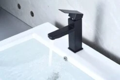 BADO Wastafelkraan - Mat Zwart - Kraan - Mengkraan - Badkamerkraan 18 BADO Wastafelkraan - Mat Zwart - Kraan - Mengkraan - Badkamerkraan -Badkamerproducten Winkel 1200x800 75