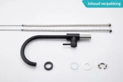 Keuken Kraan - Kraan Wastafelkraan - Kraan Zwart - Badkamerkraan - Inclusief Aansluitmateriaal -Badkamerproducten Winkel 1200x800 79