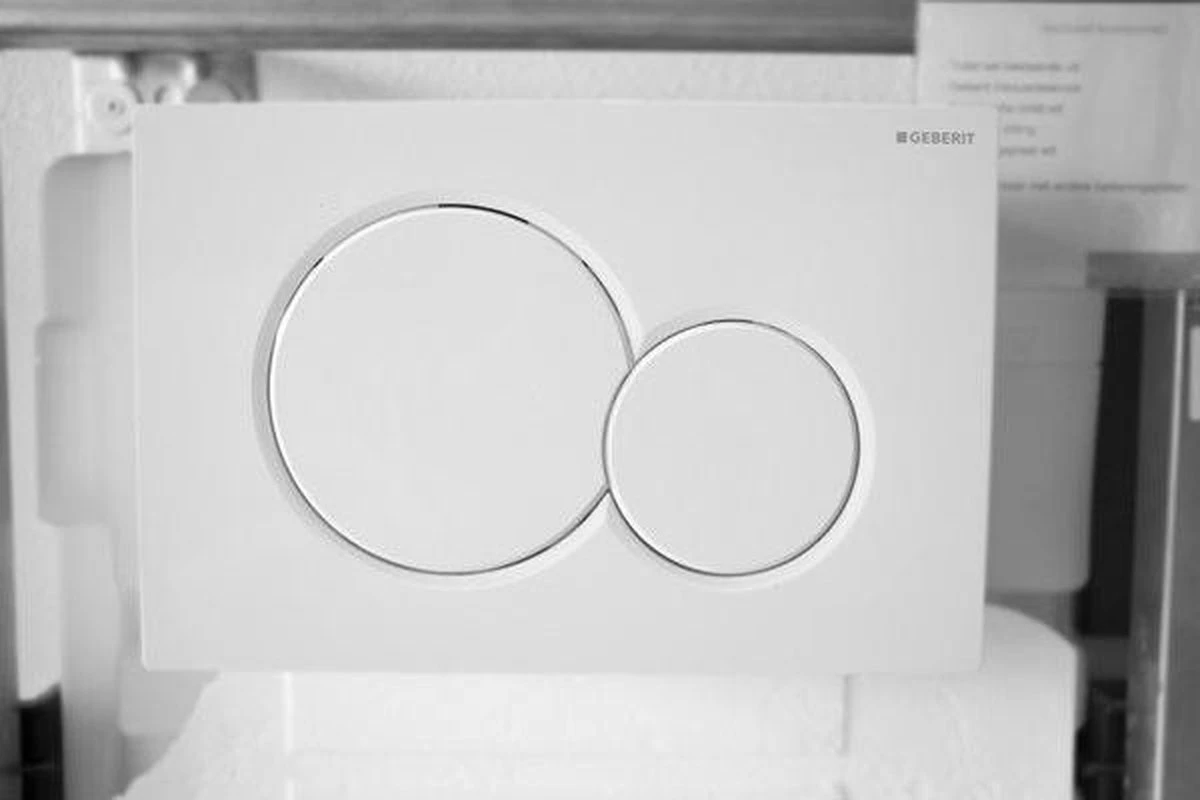 Geberit Sigma 01 Bedieningspaneel - Wit 10 Geberit Sigma 01 Bedieningspaneel - Wit - Afbeelding 8