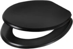 Plieger Classic Toiletbril – Wc Bril Zwart Gelakt MDF – Wc Brillen Met Deksel – Met Bevestigingsset -Badkamerproducten Winkel 1200x806 2