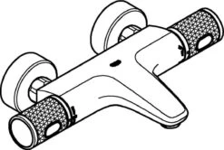 GROHE Grohtherm 1000 Performance Thermostatische Badkraan - 15cm - Met Koppelingen - Chroom - 34779000 -Badkamerproducten Winkel 1200x808 2