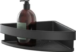 Tiger Carv - Douchemand Hoek 21 Cm - Zwart -Badkamerproducten Winkel 1200x814