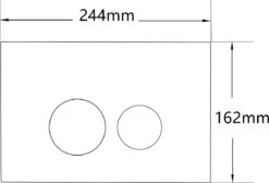 QeramiQ Push Bedieningspaneel Toilet - Frontbediening - Mat Zwart - Voor Geberit UP320/UP720 -Badkamerproducten Winkel 1200x817 2