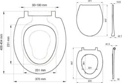 Tiger Tulsa - Toiletbril Met Deksel - WC Bril - Thermoplast Zwart -Badkamerproducten Winkel 1200x823 6