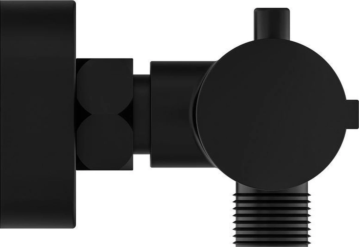 SCHÜTTE London Thermostatische Douchekraan - Hartafstand 120 Mm - Zwart Mat 4 SCHÜTTE London Thermostatische Douchekraan - Hartafstand 120 Mm - Zwart Mat - Afbeelding 2