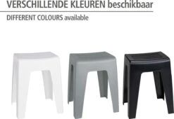 WENKO Badkamerkruk Kumba 38x47cm In Zwart Kunststof - Douchekruk -Badkamerproducten Winkel 1200x828 2
