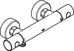 GROHE Grohtherm 800 Cosmopolitan Thermostatische Douchekraan - Met Koppelingen - Chroom - 34765000 -Badkamerproducten Winkel 1200x829 1