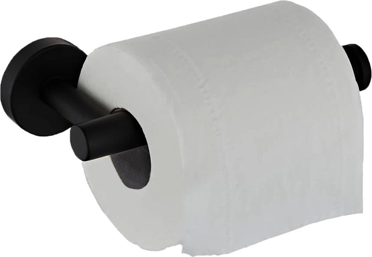 Merkloos Toiletrolhouder Zwart - Wc Rolhouder - Zwart - Toilet Rolhouder - Badkamer Accessoires - Toiletrolhouders 5 Merkloos Toiletrolhouder Zwart - Wc Rolhouder - Zwart - Toilet Rolhouder - Badkamer Accessoires - Toiletrolhouders - Afbeelding 3