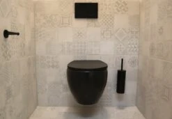 Viidako – Paskii Toiletpot – Mat Zwart – Design - Rimless – INCLUSIEF Softclose Zitting – Quick Release - Hangend/zwevend Toilet -Badkamerproducten Winkel 1200x833 4