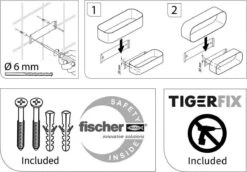 Tiger 2-Store - Wandrekje / Douchemandje - 25 Cm - Zwart -Badkamerproducten Winkel 1200x836 1