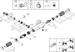 GROHE QuickFix Precision Feel Thermostatische Douchekraan - EcoJoy - CoolTouch - Incl. Koppelingen - 15 Cm - 34790000 -Badkamerproducten Winkel 1200x836 3