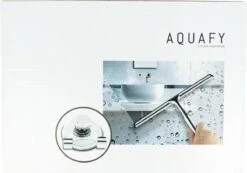 Aquafy Raamwisser RVS - Incl. Douchespons - Douchetrekker Voor Badkamer - Raamwisser Douche - Douchewisser RVS - Luxe Trekker Met Ophanghaak -Badkamerproducten Winkel 1200x841 2