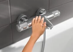 GROHE Grohtherm 1000 Performance Thermostatische Badkraan - 15cm - Met Koppelingen - Chroom - 34779000 -Badkamerproducten Winkel 1200x849 7