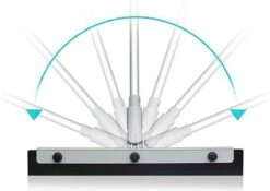 Vitamo™ Premium 2-in-1 Badkamer Vloerwisser Lang Met Ophangsysteem - Douchewisser Met Afdraaibare Wisser - Raamwisser - 180° Draaiend - Uitschuifbaar 70/125 CM - Grijs -Badkamerproducten Winkel 1200x852 1