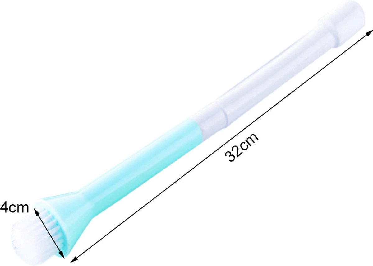 Merkloos Verlengborstel Voor Kraan - Buigbaar Met Schoonmaakborstel - Siliconen - Groen - 2 Stuks 8 Merkloos Verlengborstel Voor Kraan - Buigbaar Met Schoonmaakborstel - Siliconen - Groen - 2 Stuks - Afbeelding 6