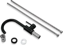 LOMAZOO Wastafelkraan Zwart Hoog Juno - Zwarte Wastafelkraan - Badkamerkraan Zwart - Zwarte Badkamerkraan -Badkamerproducten Winkel 1200x868 1