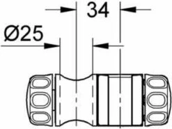 GROHE Relexa Glijstuk - 25 Mm - Chroom - 07659000 -Badkamerproducten Winkel 1200x897