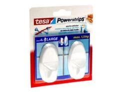 Tesa Powerstrips Haken Large - Wit - 2 Stuks -Badkamerproducten Winkel 1200x900 23