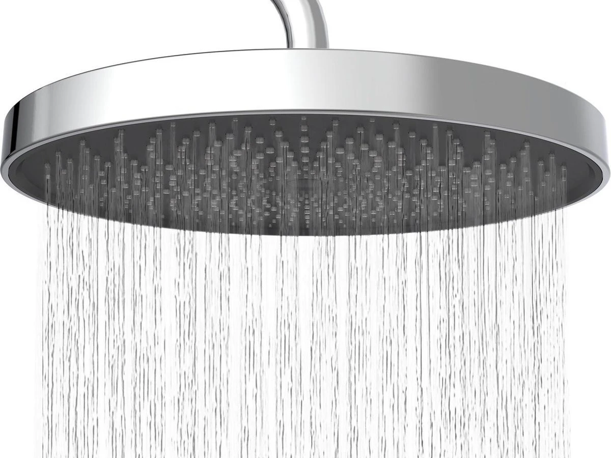 SCHÜTTE La Rochelle Hoofddouche - Ø 26,0 Cm - 1/2"-aansluiting - Chroom & Antraciet 5 SCHÜTTE La Rochelle Hoofddouche - Ø 26,0 Cm - 1/2"-aansluiting - Chroom & Antraciet - Afbeelding 3