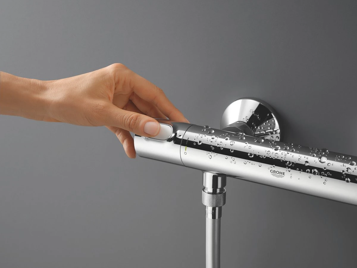 GROHE Precision Flow Thermostatische Douchekraan - EcoJoy® - EcoButton - 15cm - 34840000 11 GROHE Precision Flow Thermostatische Douchekraan - EcoJoy® - EcoButton - 15cm - 34840000 - Afbeelding 9