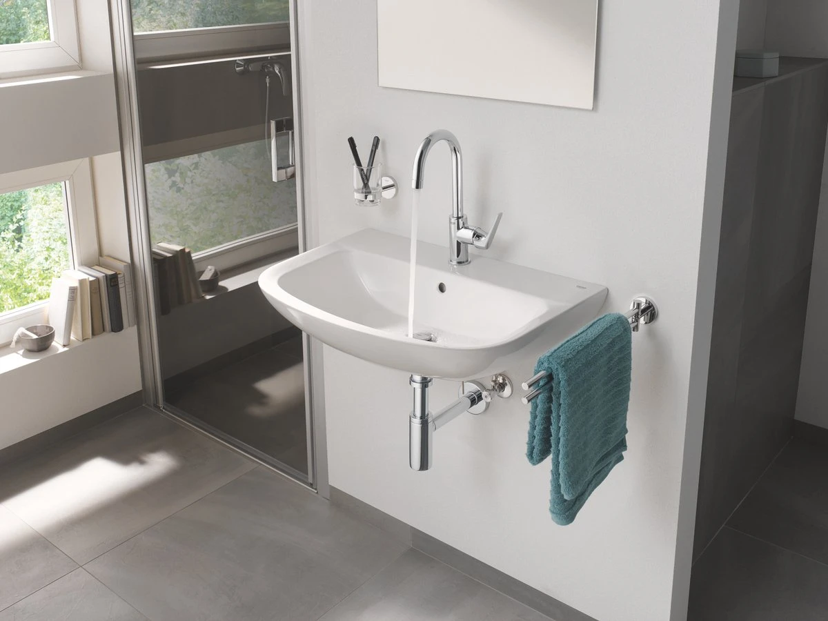GROHE QuickFix Start Flow Wastafelkraan - Draaibare Uitloop - EcoJoy - Met Waste - Chroom - 23811000 5 GROHE QuickFix Start Flow Wastafelkraan - Draaibare Uitloop - EcoJoy - Met Waste - Chroom - 23811000 - Afbeelding 3