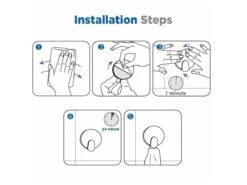 Handdoekhaak Set Zonder Boren RVS Vierkant Zelfklevend - Badjas - Theedoek Hanger - Keuken - Badkamer - Handdoek Haakjes -Badkamerproducten Winkel 1200x901 2