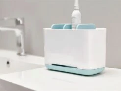 Joseph Joseph Badkamer Easy-Store Tandenborstelorganiser Large - 16.8x8.4x12.6 Cm - Creme/licht Blauw -Badkamerproducten Winkel 1200x903 2