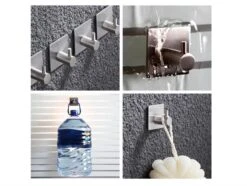 Handdoekhaak Set Zonder Boren RVS Vierkant Zelfklevend - Badjas - Theedoek Hanger - Keuken - Badkamer - Handdoek Haakjes -Badkamerproducten Winkel 1200x904 1