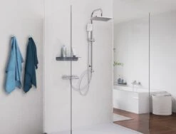 SCHÜTTE Mallorca Douchesysteem - Regendouche - 95 Cm Stang - Wandhouder In Hoogte Verstelbaar - Chroom -Badkamerproducten Winkel 1200x914