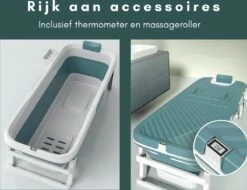 Livista® - Opvouwbaar Bad - Blauw - Zitbad - Inklapbaar - Bath Bucket - 150 CM LANG - XL - Incl. Thermometer & Onderwater LED Lichten 15 Livista® - Opvouwbaar Bad - Blauw - Zitbad - Inklapbaar - Bath Bucket - 150 CM LANG - XL - Incl. Thermometer & Onderwater LED Lichten -Badkamerproducten Winkel 1200x922 2