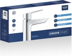 GROHE QuickFix Start Waterbesparende Wastafelkraan - Met EcoJoy® - Incl. Pop-up Waste - Chroom - 31137002 -Badkamerproducten Winkel 1200x931 2