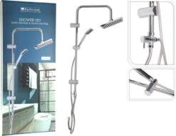 Bathroom Solutions Regendouche Set MET Handdouche 150cm -Badkamerproducten Winkel 1200x935