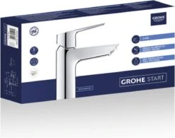 GROHE QuickFix Start Waterbesparende Wastafelkraan - Met EcoJoy® - Incl. Pop-up Waste - Chroom - 31137002 -Badkamerproducten Winkel 1200x947 4