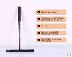 Van CODI® - 2 In 1 - Douchewisser - Vloertrekker - Multifunctioneel - Vloerwisser - Vloertrekker Met Steel - Verlengbaar - Met Ophangsysteem -Badkamerproducten Winkel 1200x954