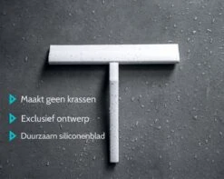 Douchewisser Wit Met Magneetstrip - Badkamer Accessoires - Raamwisser - Trekker Douche - Silicone - 21cm X 20cm -Badkamerproducten Winkel 1200x959 1