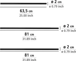 WENKO Douchegordijnstang Hoek Universeel Aluminium Zwart - Douchestang -Badkamerproducten Winkel 1200x960 1