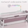 Livista® - Opvouwbaar Bad - Roze - Zitbad - Inklapbaar - Bath Bucket - 150 CM LANG - XL - Incl. Thermometer & Onderwater LED Lichten 1 Livista® - Opvouwbaar Bad - Roze - Zitbad - Inklapbaar - Bath Bucket - 150 CM LANG - XL - Incl. Thermometer & Onderwater LED Lichten -Badkamerproducten Winkel 1200x960 13