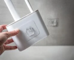 Lopoleis WC Borstel – Toiletborstel – Gesloten Bodem – WC Borstel Met Randreiniger – Siliconen – Grijs – WC Borstel Met Houder – Vrijstaand – Hangend – WC Borstel En Houder -Badkamerproducten Winkel 1200x960 4