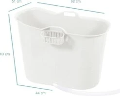 Zitbad Voor Volwassenen - Bath Bucket - Wit - 200L 21 Zitbad Voor Volwassenen - Bath Bucket - Wit - 200L -Badkamerproducten Winkel 1200x962