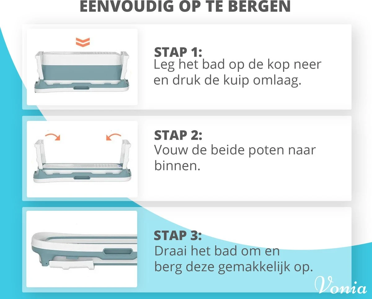 Vonia Opvouwbaar Bad - Zitbad - Bath Bucket - 140 Cm Lang - Inklapbaar Bad - Incl. Badkussen - Roze 7 Vonia Opvouwbaar Bad - Zitbad - Bath Bucket - 140 Cm Lang - Inklapbaar Bad - Incl. Badkussen - Roze - Afbeelding 5