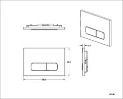 Bedieningsplaat StarBlueDisc Mocha 35 TBV Geberit UP100 UP320 UP300 UP700 UP720 Mat Zwart -Badkamerproducten Winkel 1200x966 7