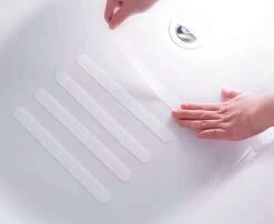 Zelfklevende Antislip Stickers - Douche/Bad/Trap Plakstrip - Badkamer Antislip Strips - 12stuks -Badkamerproducten Winkel 1200x980 2