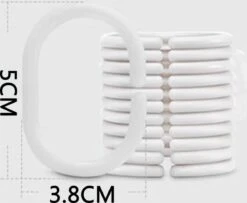 Su.B.dgn Douchegordijn 120x180 Anti Schimmel Polyester Badkamer Douchegordijn Wasbaar Met 12 Ringen | Grijs -Badkamerproducten Winkel 1200x984