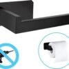 Sanics WC Rolhouder Zonder Boren - Toiletrolhouder Zelfklevend - Closetrolhouder Zwart/RVS -Badkamerproducten Winkel 1200x996 2