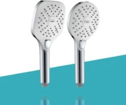 BADO Douchekop Met Slang - Handdouche - Douchekop - Waterbesparend - Doucheslang - Chroom -Badkamerproducten Winkel 1200x996